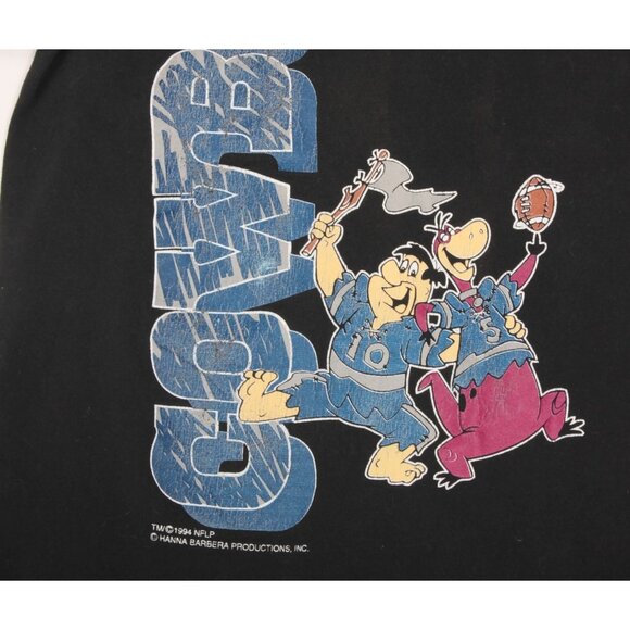 Vintage 1994 Dallas Cowboys Flinstones Men's T-Shirt size M 90s NFL - 873 - Picture 2 of 5